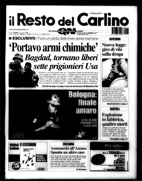 Il Resto del Carlino : giornale dell'Emilia